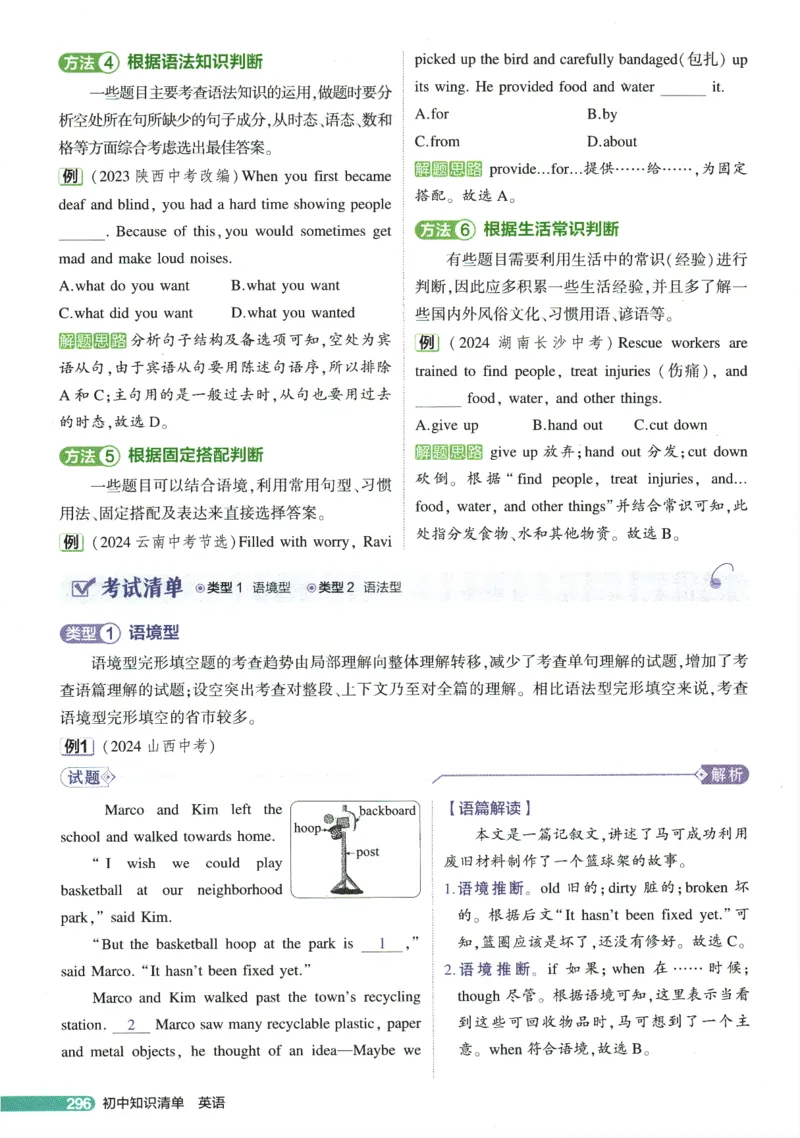 2026版53初中知识清单-英语