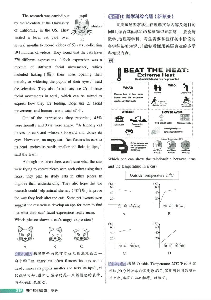 2026版53初中知识清单-英语