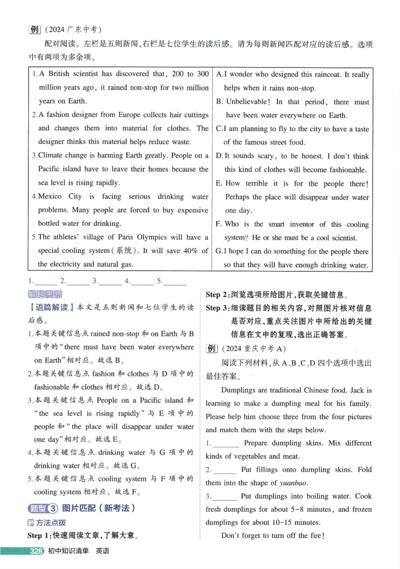 2026版53初中知识清单-英语