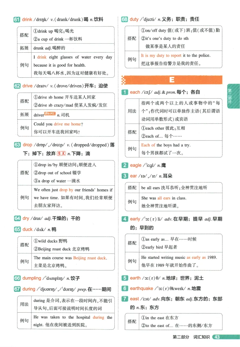 2026版53初中知识清单-英语