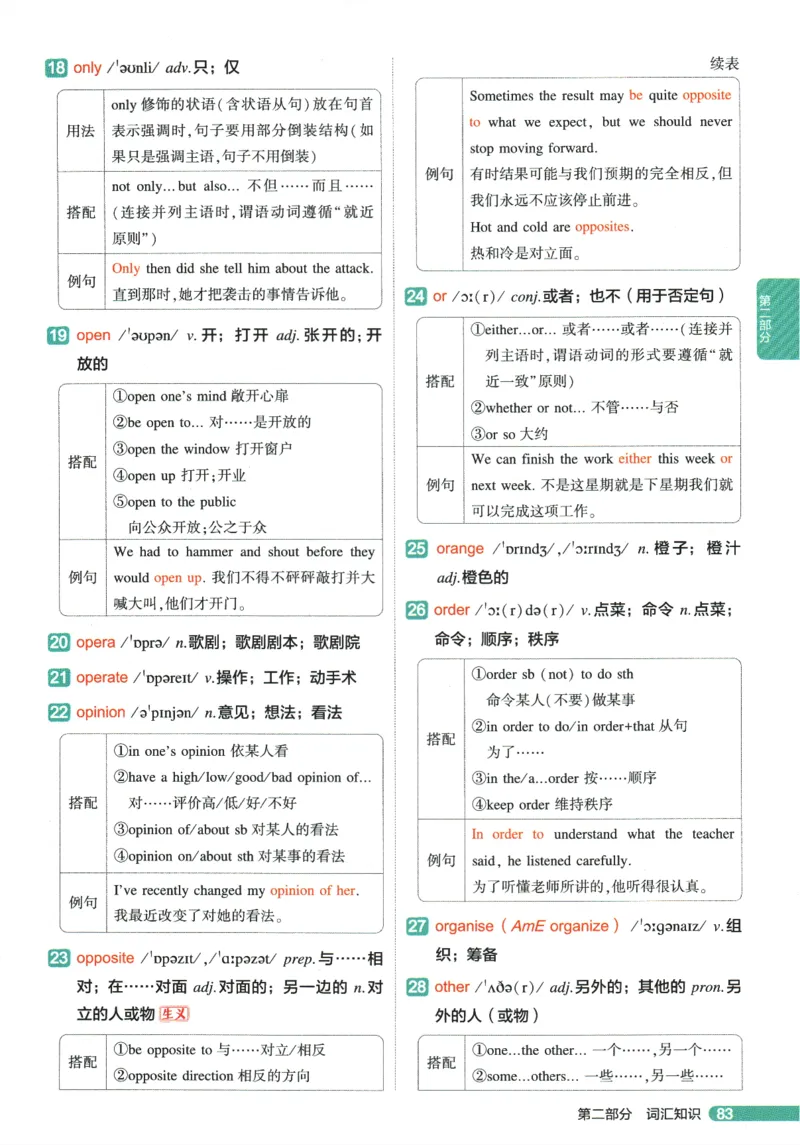 2026版53初中知识清单-英语