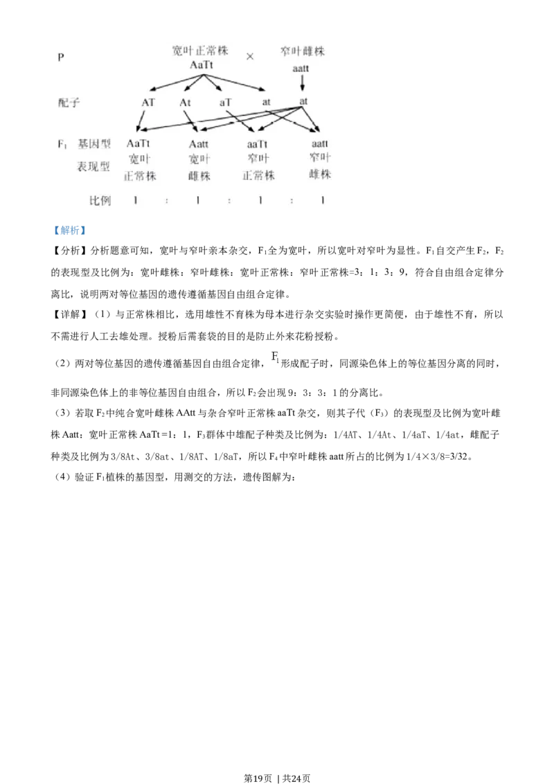 2020年高考生物试卷（浙江）1月（解析卷）_生物历年高考真题_新&middot;Word版2008-2025&middot;高考生物真题_生物（按年份分类）2008-2025_2020&middot;高考生物真题