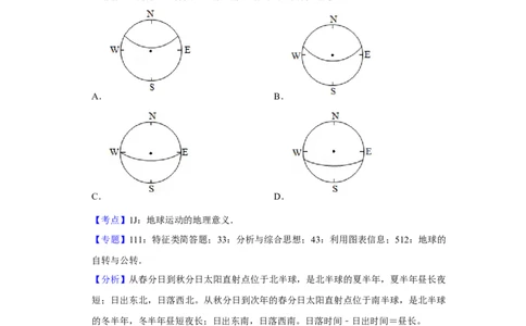 2019年高考地理试卷（江苏）（解析卷）_地理历年高考真题_新&middot;Word版2008-2025&middot;高考地理真题_地理（按年份分类）2008-2025_2019&middot;地理高考真题