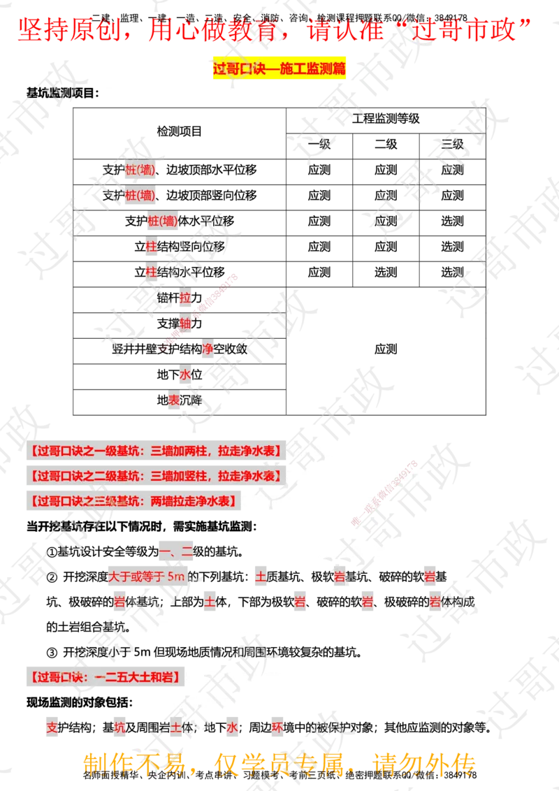 08过哥口诀25版本-施工监测篇_2026年一级建造师_2026年一建市政_2025年一建市政SVIP_05-考前密训✿央企特训✿机构普押_24-市政《口诀与总结》GG