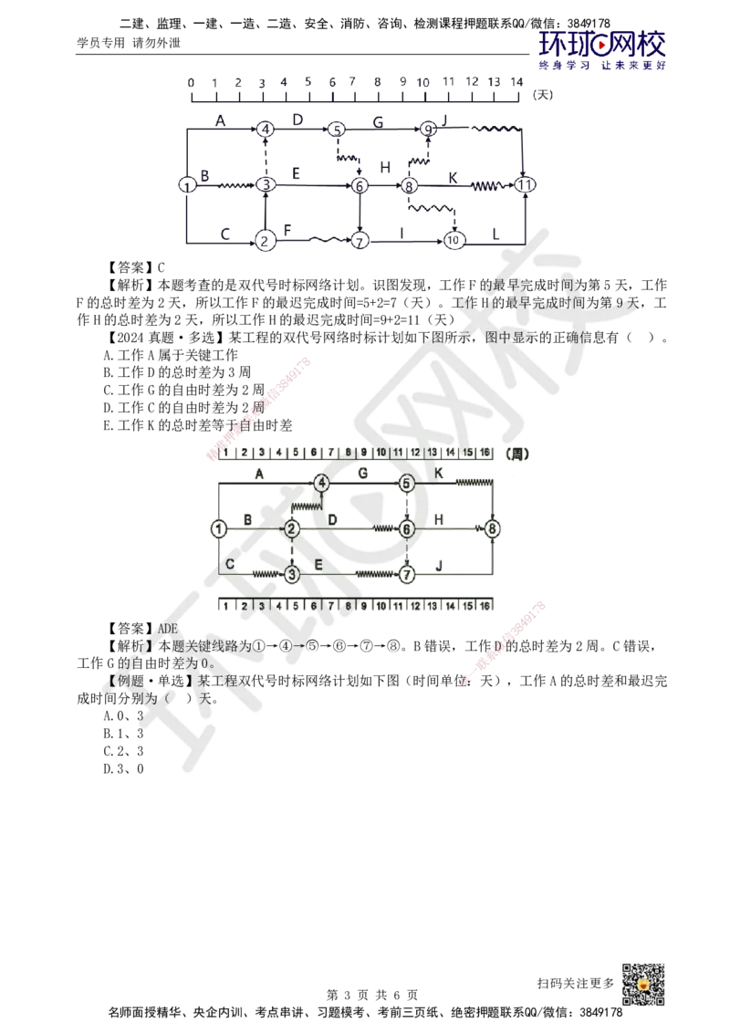 33.第33讲-43工程网络计划技术4_2026年一级建造师_2026年一建管理_2025年一建管理SVIP_02-基础精讲✿高端面授✿深度强化_25-管理《考点精讲班》张君、郑春秋HQ_郑春秋_讲义