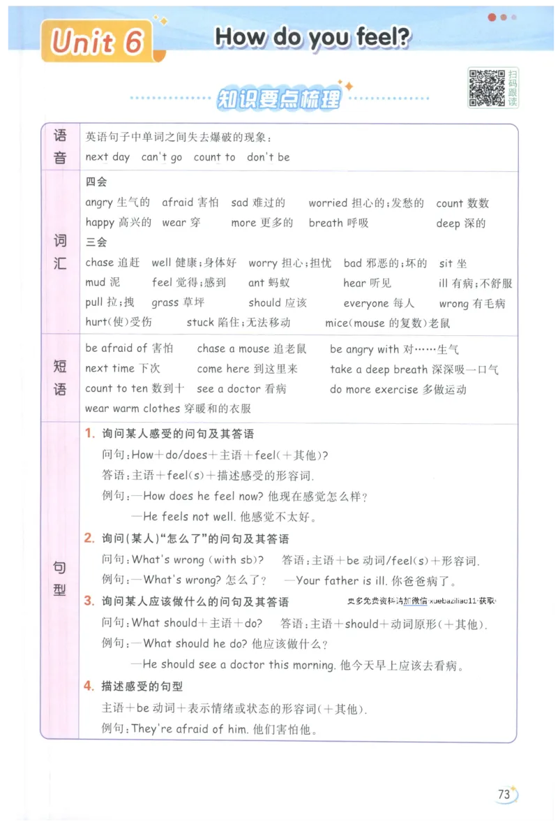 25秋 亮点给力新情境素养 英语人教版 6年级上册