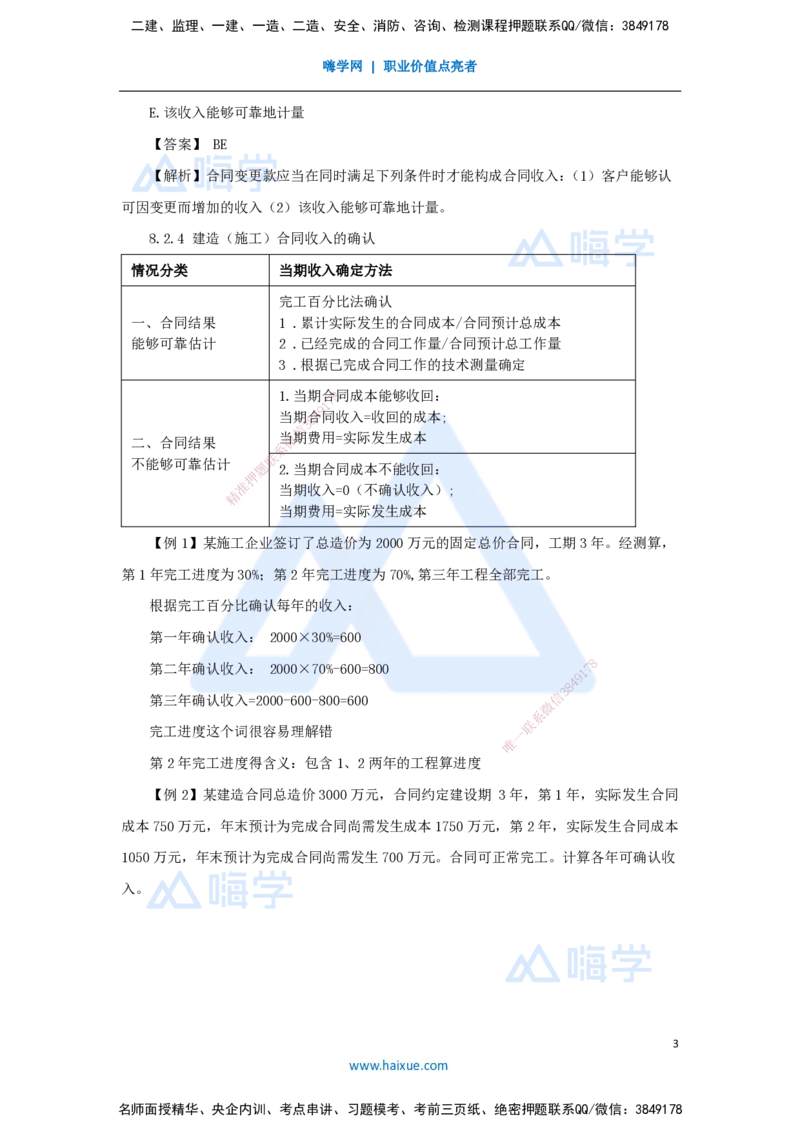 09.2025王晓波-考前拔分速成-第8章收入_2026年一级建造师_2026年一建经济_2025年一建经济SVIP_04-冲刺串讲✿考点强化✿小灶集训_14-经济《考前拔分速成》王晓波HX_讲义