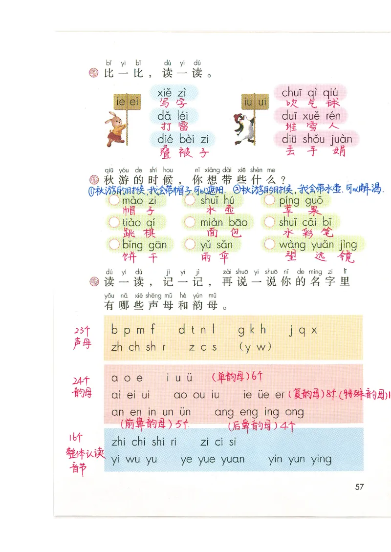 9月份一年级课堂笔记_小学全网线上同款资料_k92_语文