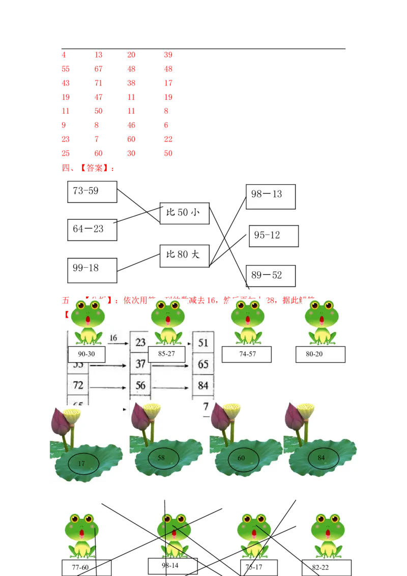 08精两位数减两位数12页_小学数学口算竖式脱式计算应用题一二三四五六年级上下册电_小学数学口算题库电子版（1-6）_笔算题（1-小升初）_笔算题适合1年级