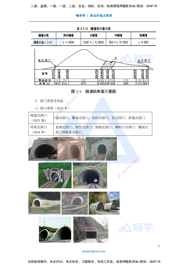 43.2025李昌春-名师精讲通关-第四章（43）隧道围岩分级与隧道构造_2026年一级建造师_2026年一建公路_2025年一建公路SVIP_02-基础精讲✿高端面授✿深度强化_讲义