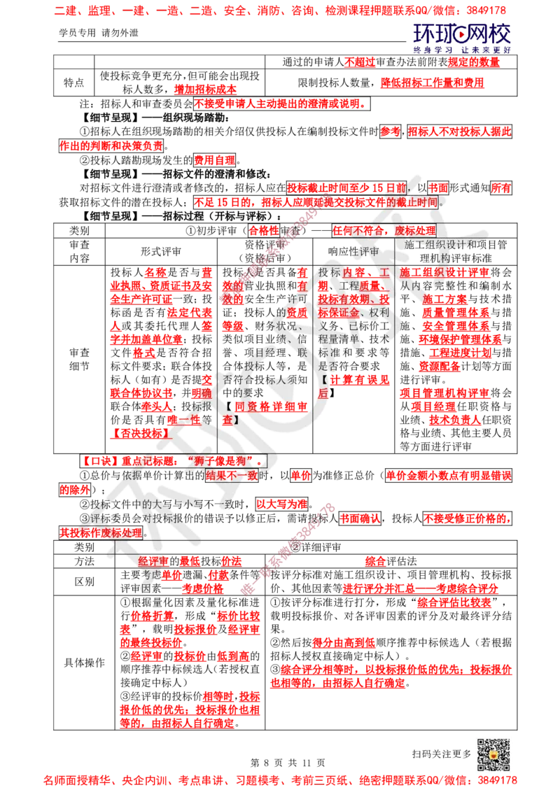 02.2025一建管理直播密训（二）-728_2026年一级建造师_2026年一建管理_2025年一建管理SVIP_04-冲刺串讲✿考点强化✿小灶集训_17-管理《直播密训班》张君HQ推荐_讲义