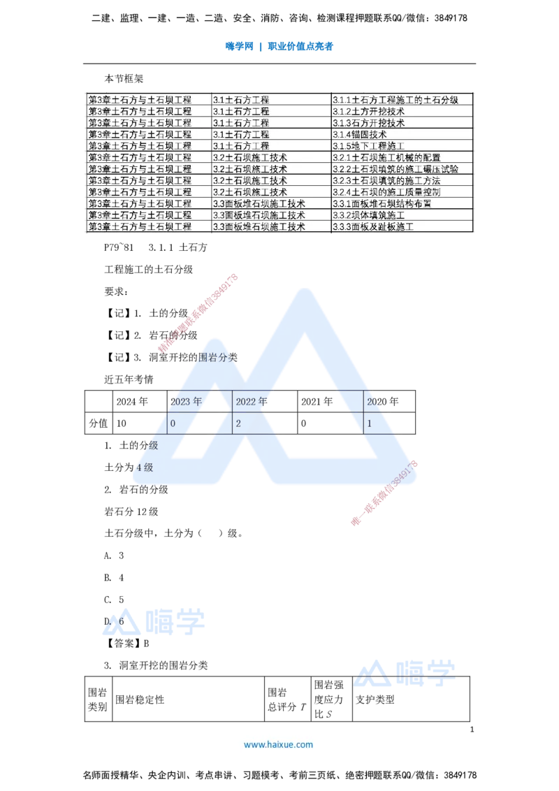 14.2025马丽娜-3D实景通关-第3章（1）土石方工程1_2026年一级建造师_2026年一建水利_2025年一建水利SVIP_02-基础精讲✿高端面授✿深度强化_20-水利《实景精讲通关》马丽娜HX_讲义