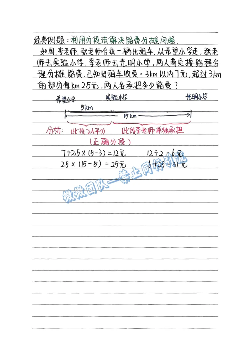 五上数学手写笔记（分享版）_小学全网线上同款资料_26号文件5上6上数学