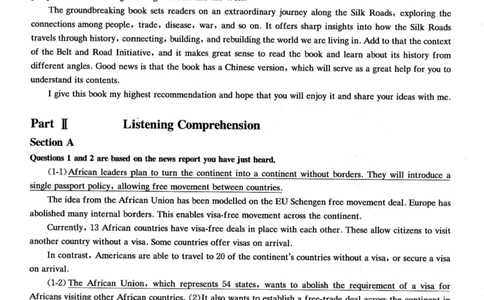 2023.03英语四级详解第1套_大学英语四级+六级_四级真题_四级真题_2023年03月CET4题+解+音频_03、答案解析