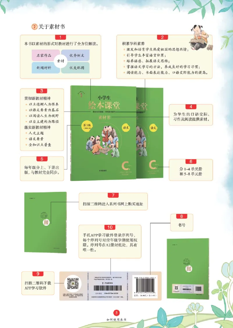 2年级-C1_二年级上下册资料_小学二年级学习资料-25年更新版_2-01、小学二年级语文上册_2-1-2、练习题、作业、试题、试卷_电子册类_《绘本课堂》语文2年级上册（RJ）