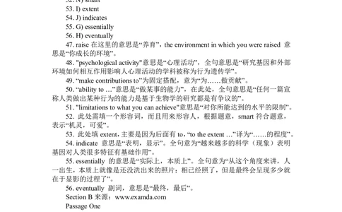 2010年12月四级阅读答案解析_Password_Removed_大学英语四级+六级_四级真题_专项_四级仔细阅读_2010-2014_2010-2012四级