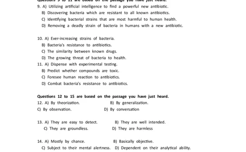 2022年6月英语六级真题第一套_大学英语四级+六级_六级真题_六级真题_2022年06月CET6题+解+音频_02、真题word版