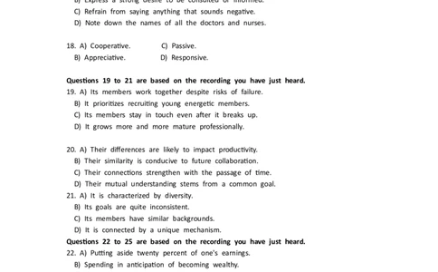 2022年6月英语六级真题第一套_大学英语四级+六级_六级真题_六级真题_2022年06月CET6题+解+音频_02、真题word版