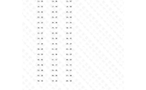 200以内&divide;1位第61~80篇答案_小学数学口算竖式脱式计算应用题一二三四五六年级上下册电_小学数学口算题库电子版（1-6）_小学数学口算三年级_口算题适合3年级