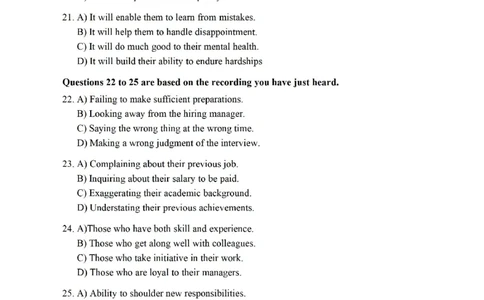 2021.12六级真题第1套_大学英语四级+六级_六级真题_六级真题_2021年12月CET6题+解+音频_01、真题PDF版（推荐打印）❤