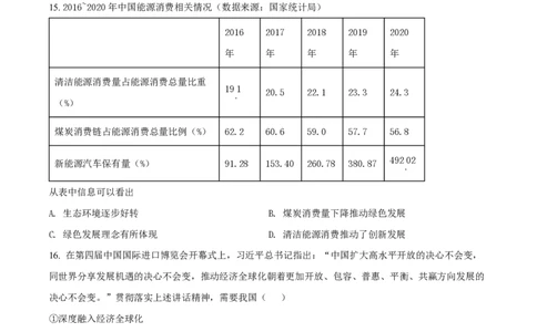 2022年高考政治试卷（浙江）（1月）（空白卷）_政治历年高考真题_新&middot;PDF版2008-2025&middot;高考政治真题_政治（按省份分类）2008-2025_2008-2025&middot;（浙江）政治高考真题