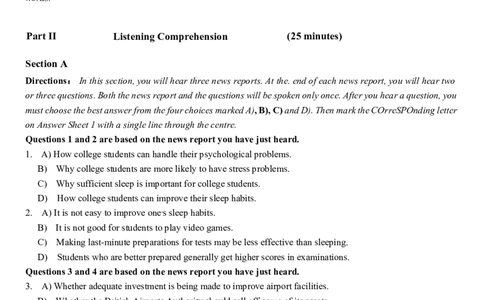 2016年06月四级真题第2套_大学英语四级+六级_四级真题_四级真题_1990年-2018年真题资料合集_2016年06月CET4题+解+音频_02、真题word版