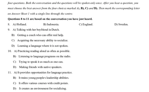 2016年06月四级真题第2套_大学英语四级+六级_四级真题_四级真题_1990年-2018年真题资料合集_2016年06月CET4题+解+音频_02、真题word版