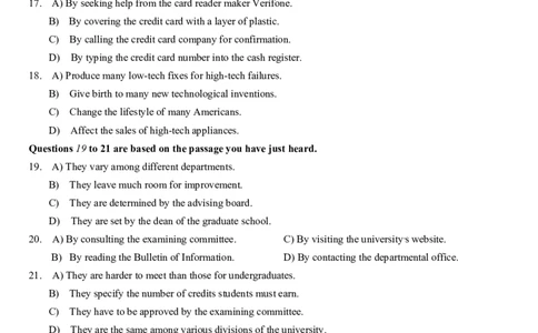 2016年06月四级真题第2套_大学英语四级+六级_四级真题_四级真题_1990年-2018年真题资料合集_2016年06月CET4题+解+音频_02、真题word版