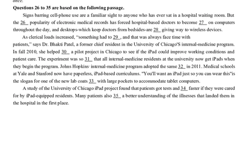 2016年06月四级真题第2套_大学英语四级+六级_四级真题_四级真题_1990年-2018年真题资料合集_2016年06月CET4题+解+音频_02、真题word版