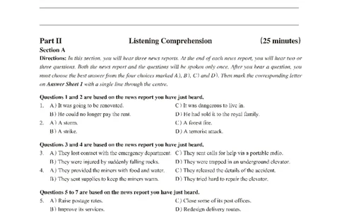 2016年12月大学英语4级（卷1）-可复制搜索_大学英语四级+六级_四级真题_四级真题_1990年-2018年真题资料合集_2016年12月CET4题+解+音频_01、真题PDF版（推荐打印）❤