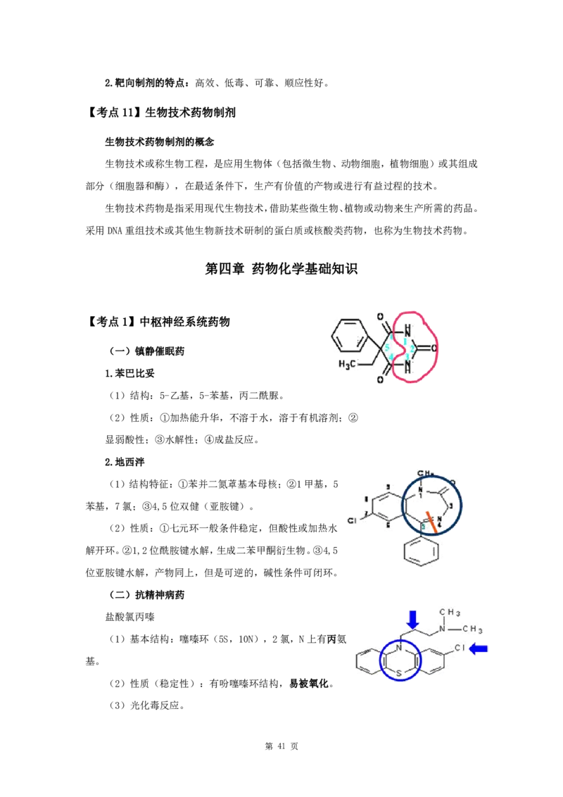 军队文职考试考点集锦药学_军队文职(1)_02.专业课考点资料（多专业都有）