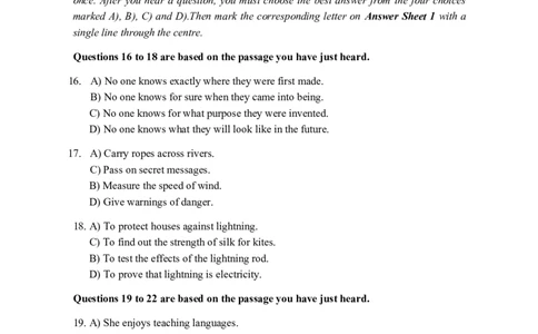 2015年12月四级真题第2套_大学英语四级+六级_四级真题_四级真题_1990年-2018年真题资料合集_2015年12月CET4题+解+音频_02、真题word版