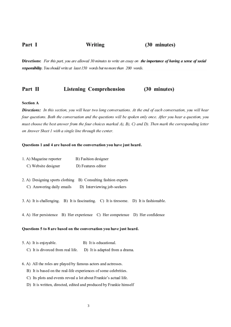 2019年12月六级真题（第1套）_大学英语四级+六级_六级真题_六级真题_2019年12月CET6题+解+音频_02、真题Word
