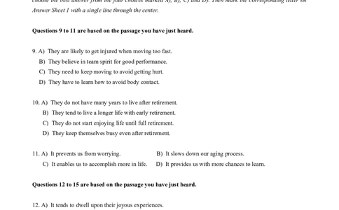 2019年12月六级真题（第1套）_大学英语四级+六级_六级真题_六级真题_2019年12月CET6题+解+音频_02、真题Word