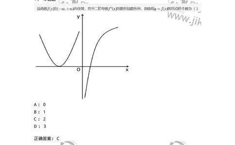 91280315-曲线的凸凹性和拐点-194271_军队文职(1)_01.军队文职真题-专业课_（全）版本一（历年真题+章节练习+模拟题）_数学3(军队文职)_章节练习_题目+解析