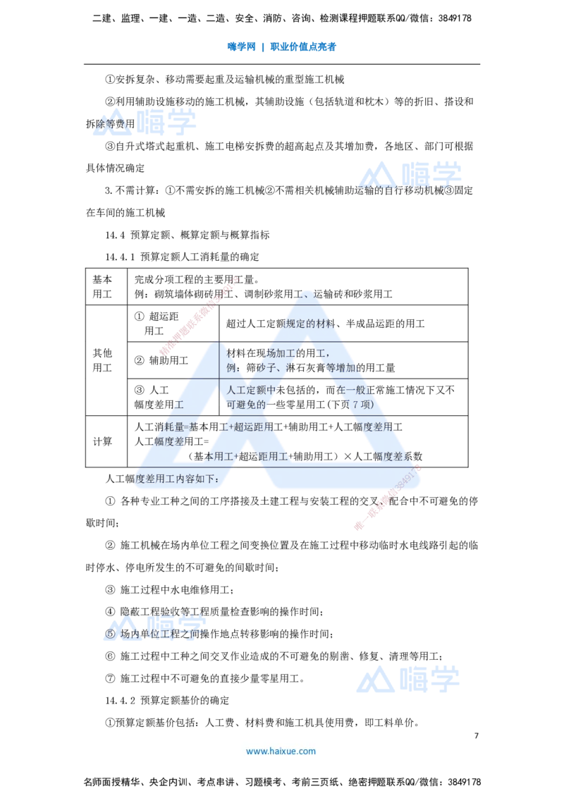 16.2025王晓波-考前拔分速成-第14章工程计价依据_2026年一级建造师_2026年一建经济_2025年一建经济SVIP_04-冲刺串讲✿考点强化✿小灶集训_14-经济《考前拔分速成》王晓波HX_讲义