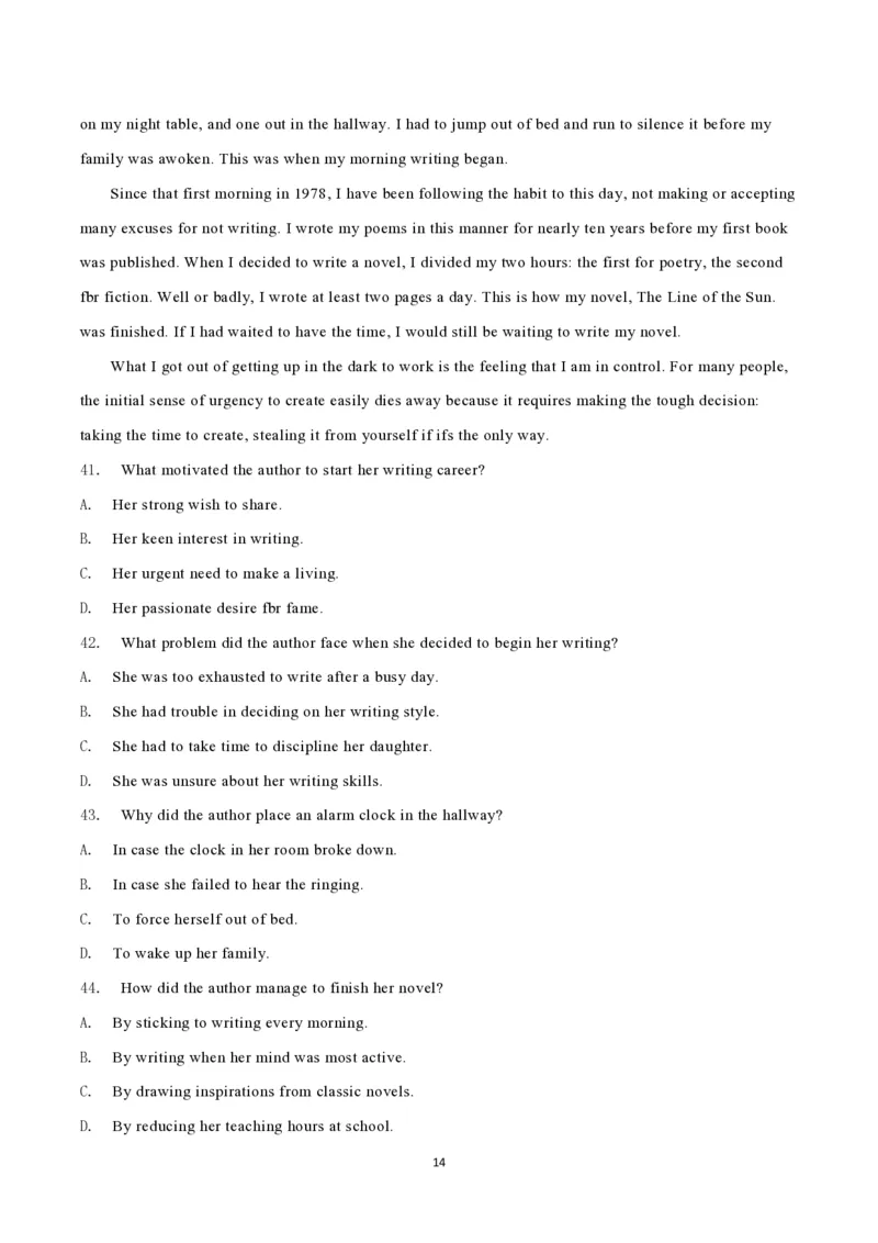 2021年高考英语试卷（天津）（第二次）（解析卷）_英语历年高考真题_新&middot;PDF版2008-2025&middot;高考英语真题_英语（按试卷类型分类）2008-2025_自主命题卷&middot;英语（2008-2025）