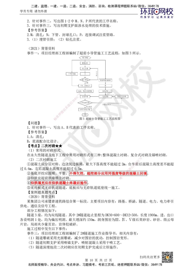 17.第17讲-53隧道钻爆法施工（2）_2026年一级建造师_2026年一建铁路_2025年一建铁路SVIP_02-基础精讲✿高端面授✿深度强化_06-铁路《教材精讲班》孙文波HQ