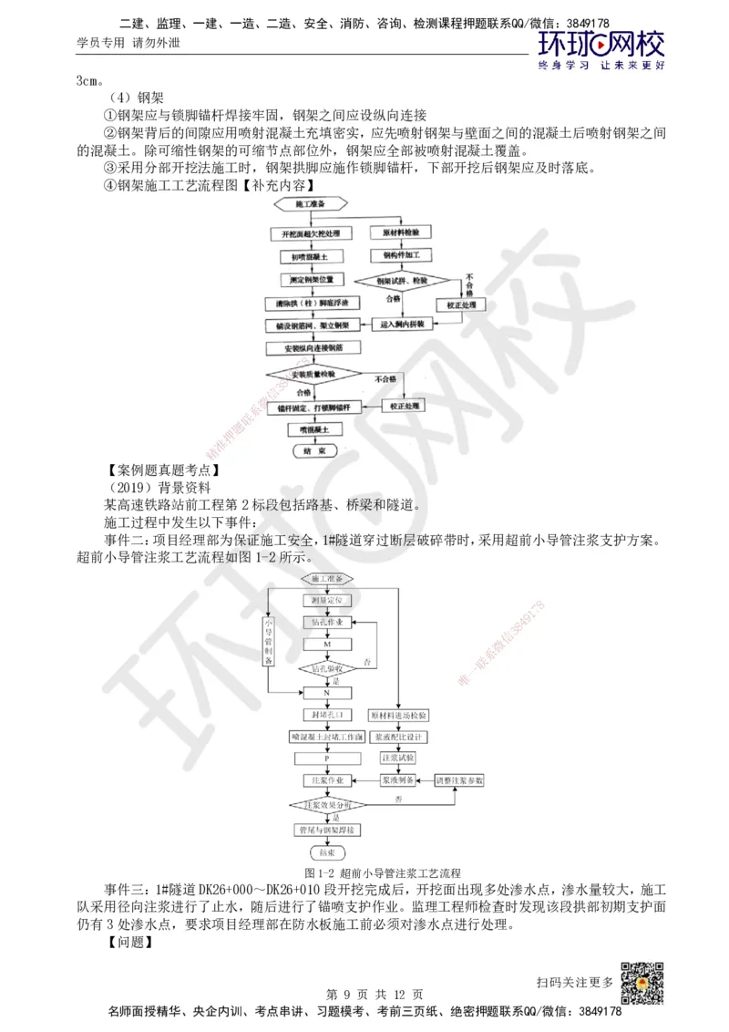 17.第17讲-53隧道钻爆法施工（2）_2026年一级建造师_2026年一建铁路_2025年一建铁路SVIP_02-基础精讲✿高端面授✿深度强化_06-铁路《教材精讲班》孙文波HQ