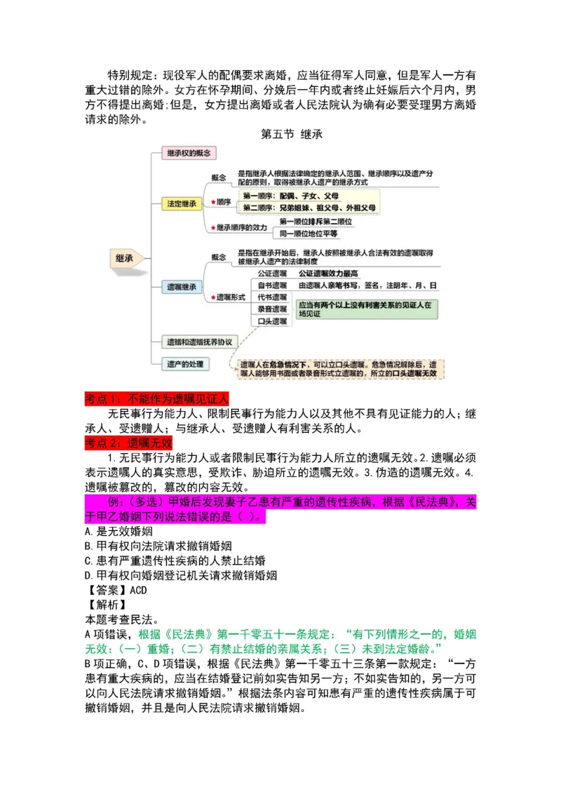 法律-军队文职三色笔记_军队文职(1)_02.公共课笔记+知识点等_基本知识