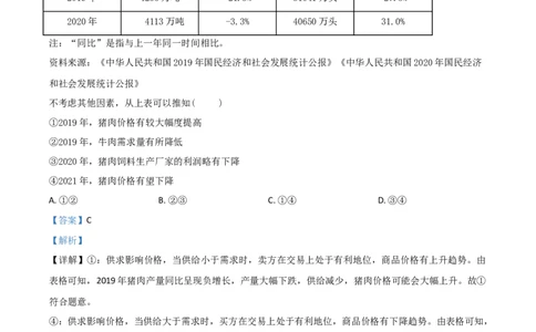 2021年高考政治试卷（浙江）（6月）（解析卷）_政治历年高考真题_新&middot;Word版2008-2025&middot;高考政治真题_政治（按年份分类）2008-2025_2021&middot;政治高考真题