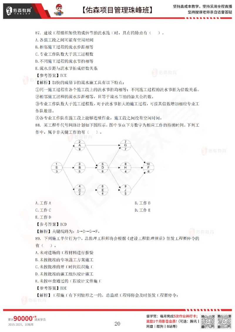 7月29日佑森项目管理珠峰班模考卷答案_2026年一级建造师_2026年一建管理_2025年一建管理SVIP_02-基础精讲✿高端面授✿深度强化_36-管理《珠峰直播班》林子婷YS