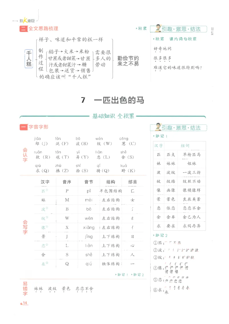 25小学必刷题语文二年级下RJ重点_二年级上下册资料_53黄冈多个品牌系列资料_语文