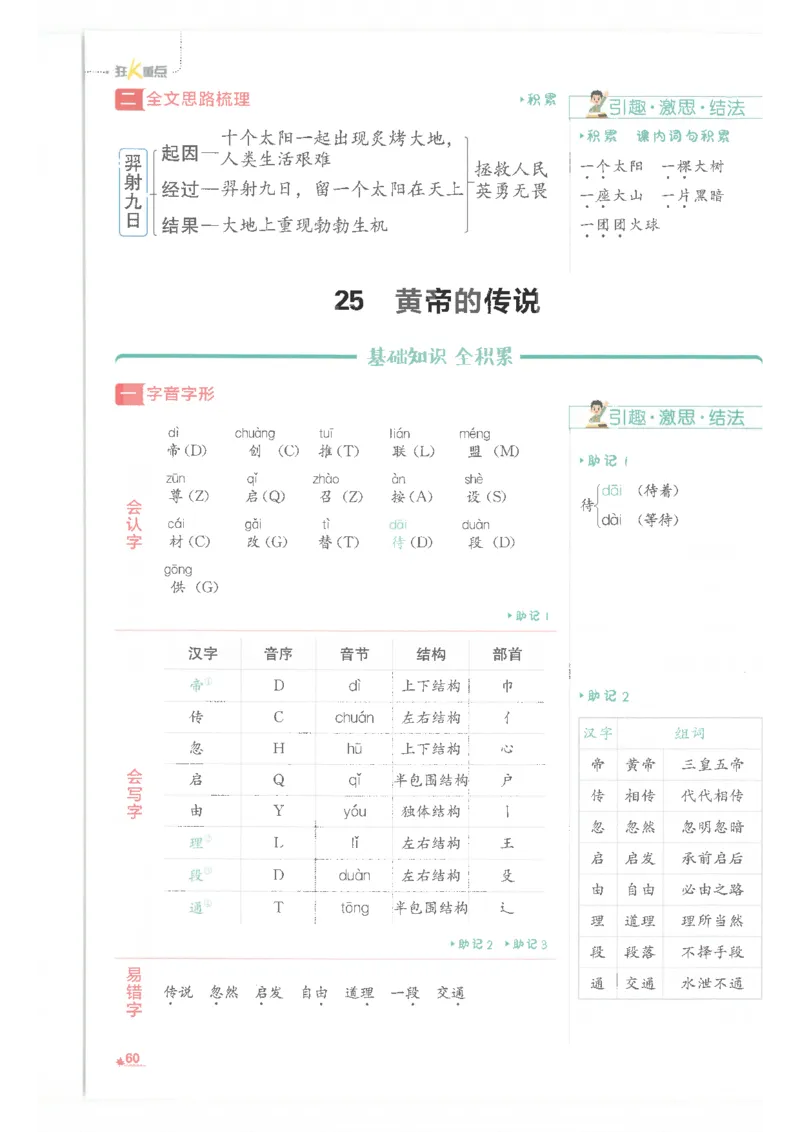 25小学必刷题语文二年级下RJ重点_二年级上下册资料_53黄冈多个品牌系列资料_语文