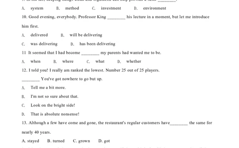 2021年高考英语试卷（天津）（第二次）（空白卷）_英语历年高考真题_新&middot;Word版2008-2025&middot;高考英语真题_英语（按年份分类）2008-2025_2021&middot;高考英语真题
