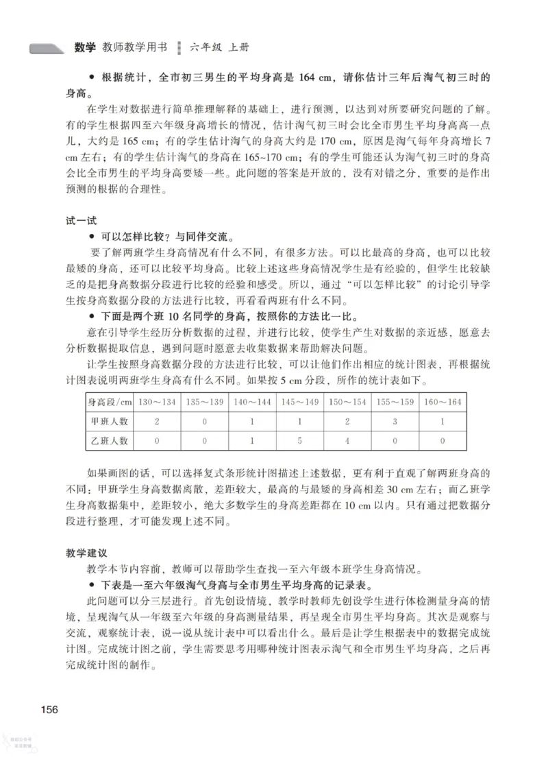 北师大版6年级上册数学教师用书_《教师教学用书（教参）》25秋数学1-6年级上册（北师大）