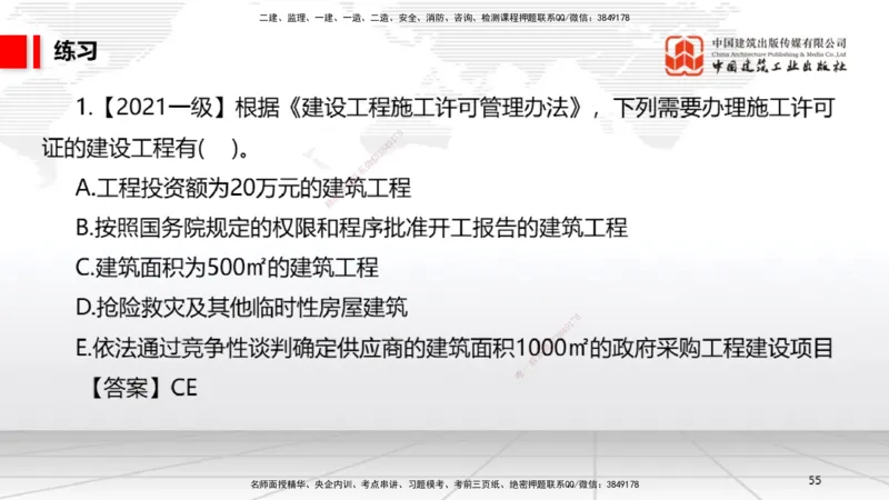 A08节：2.4.1建筑市场各方主体信用信息分类～3.2.3延期开工、核验和重新办理批准（12.2）_2026年一建法规_2025年一建法规SVIP_02-基础精讲✿高端面授✿深度强化_讲义