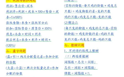 五年级（上）数学全册必背_小学全网线上同款资料_11号