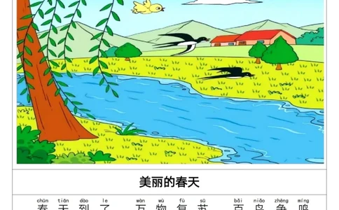 2025一年级下册语文看图写话常考范文50篇_人教版小学语文上下册必背课文古诗词日积月累汇总背诵默写(1)
