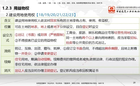 A02节：1.2.2所有权～1.2.4担保物权（11.11）_2026年一建法规_2025年一建法规SVIP_02-基础精讲✿高端面授✿深度强化_06-法规《两轮基础直播》王文静JGS_讲义
